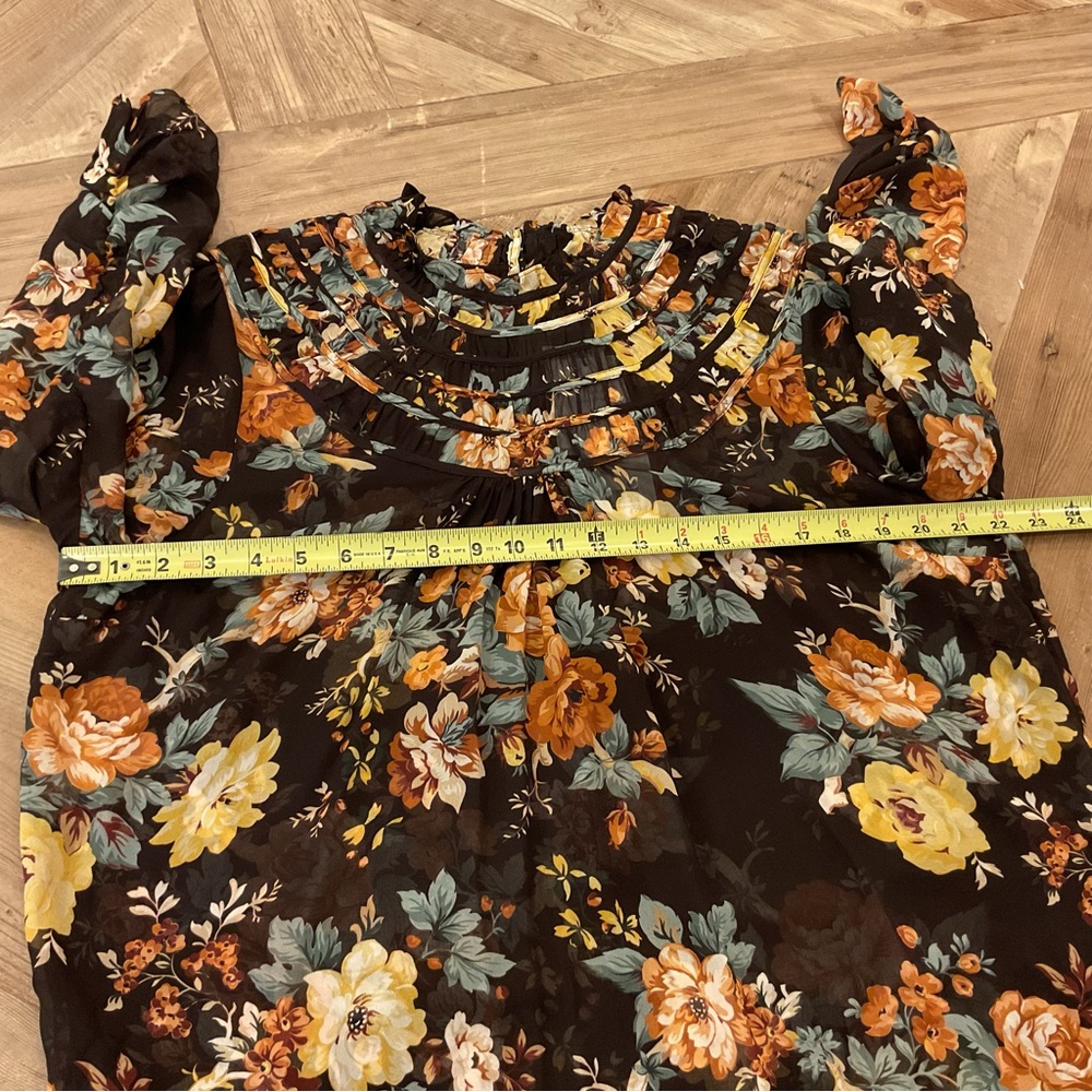Veronica Beard Ares Silk Floral Blouseβ NWT - Picture 8 of 9